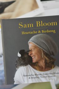 Sam Bloom Bookoccino event Heartache and Birdsong