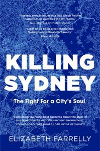 Killing Sydney Elizabeth Farrelly book cover